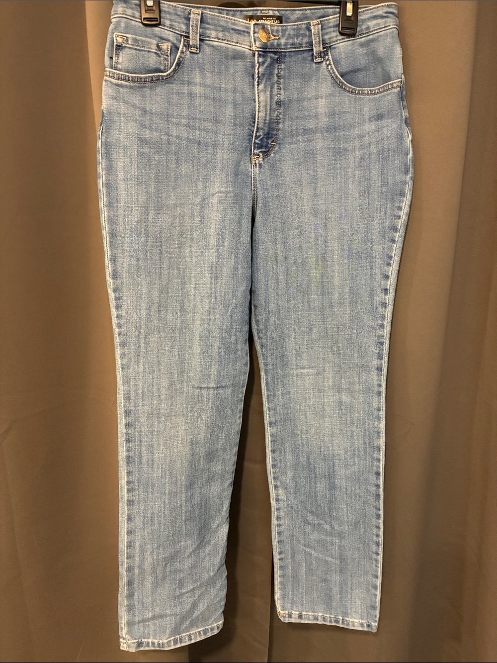 Lee Light Blue Women's Straight Leg Jeans